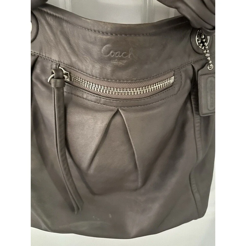 Coach Bag Parker Hippie Crossbody Shoulder Bag Metallic Taupe Beauty 13411